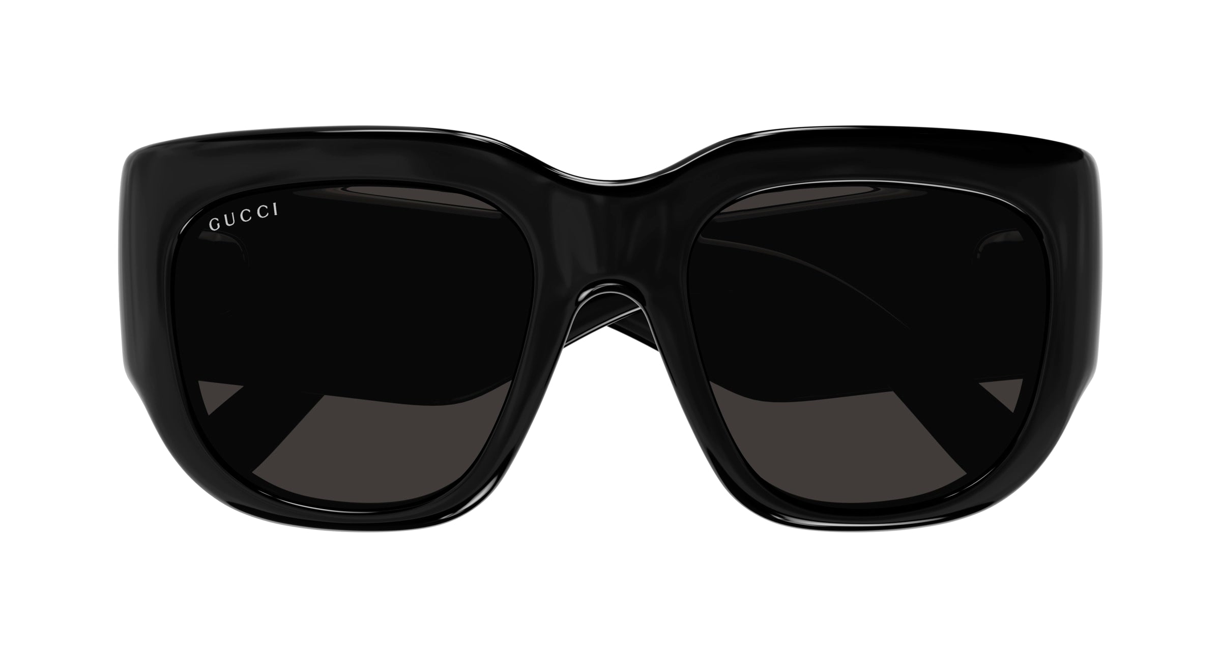Gucci Woman Gucci GG1545S 001 Sunglasses Injected Black Grey Squared
