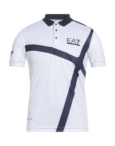 Man Polo shirt White Size XS Polyester, Elastane