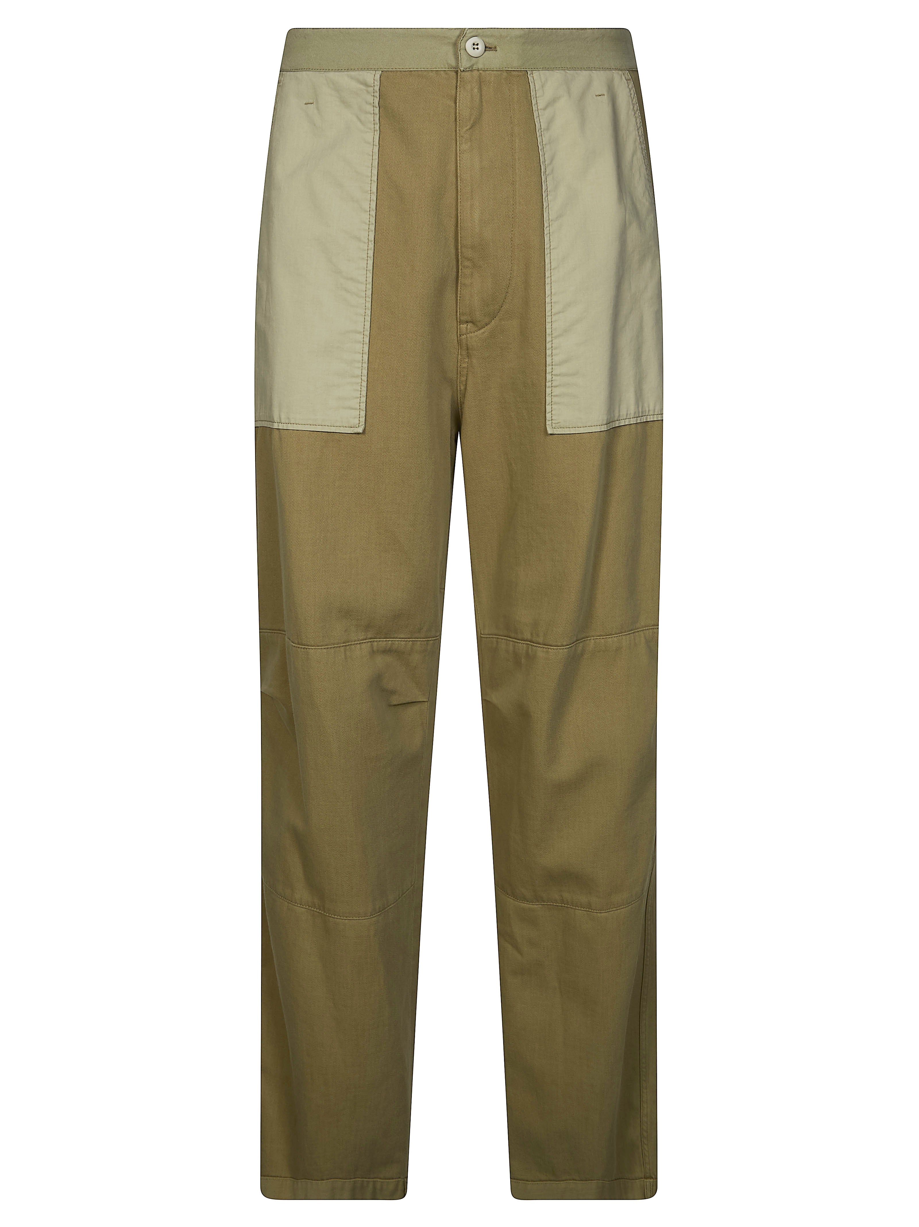 Trousers with Contrast Pockets