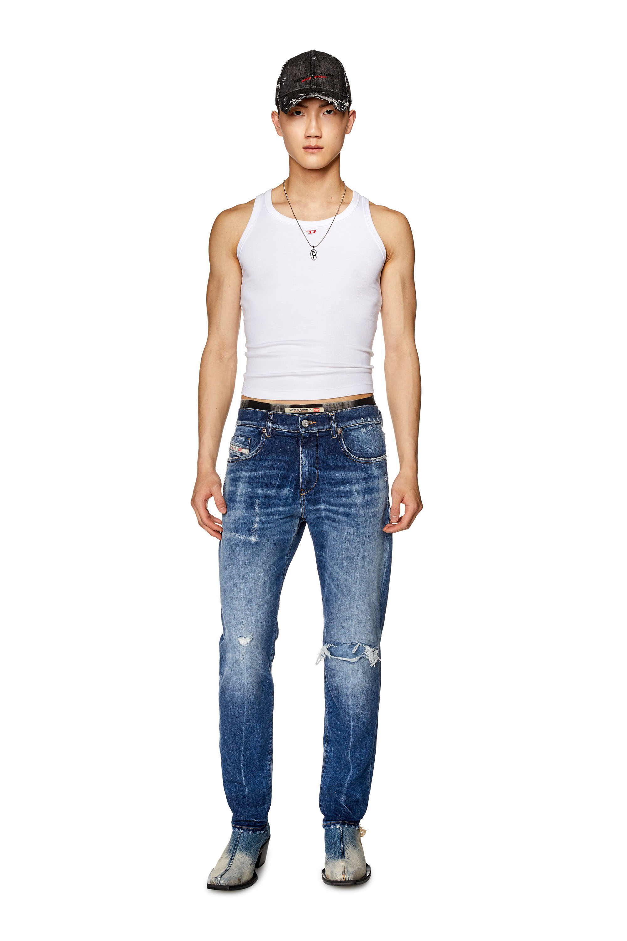 2019 D-Strukt straight-leg jeans - Blue