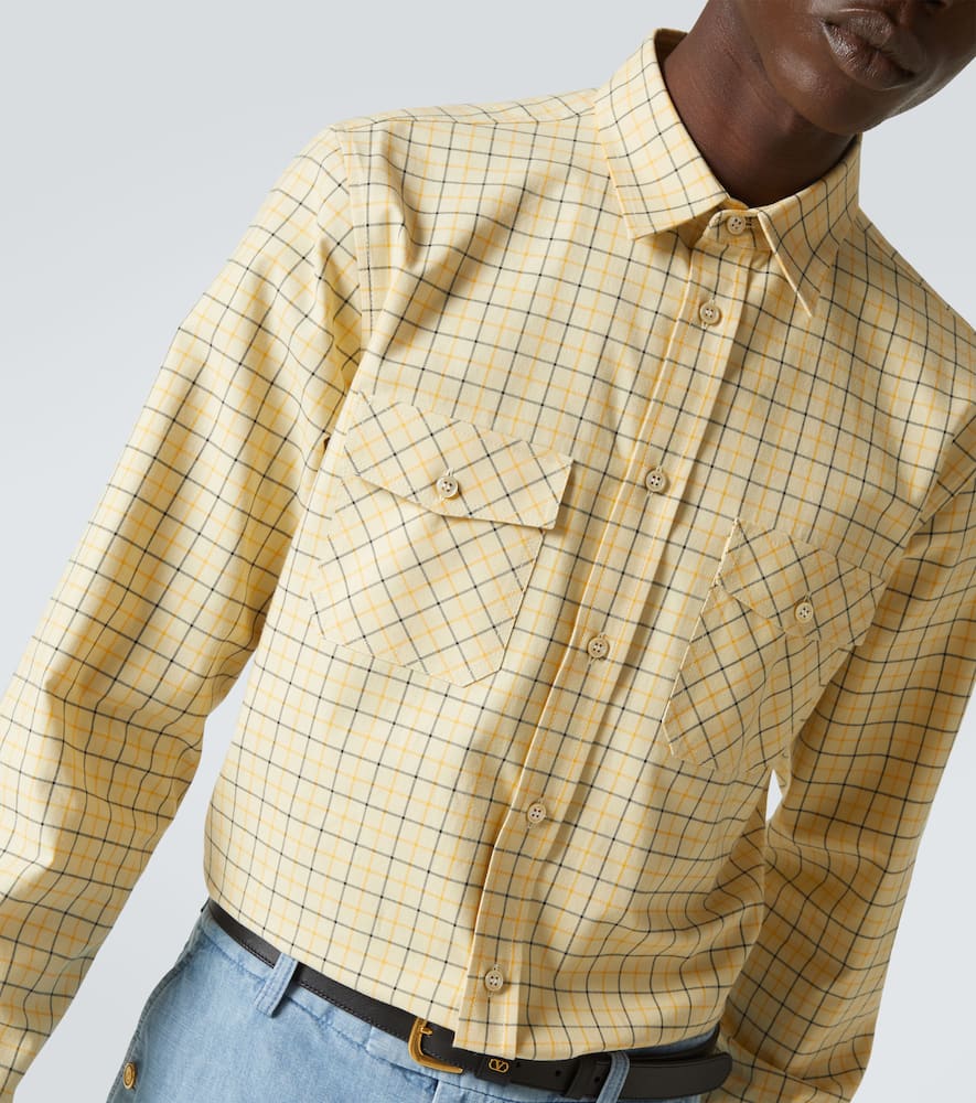 Checked cotton shirt