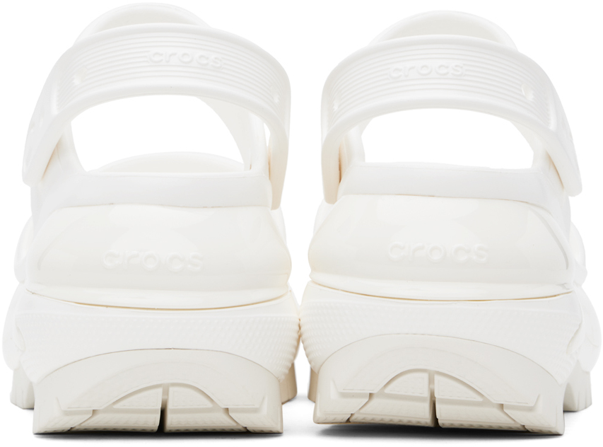 Crocs White Mega Crush Sandals