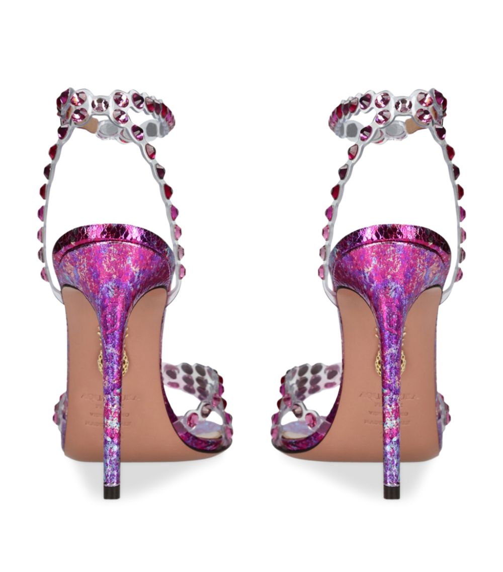 Metallic Tequila Plexi Sandals 105