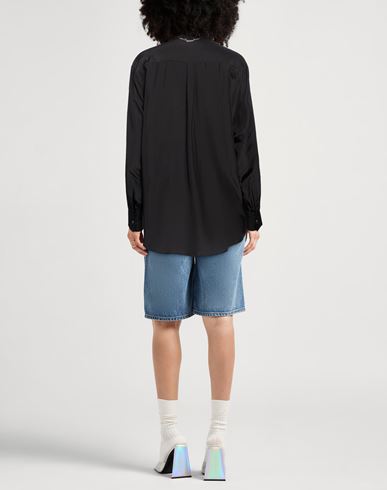 Woman Shirt Black Size 0 Silk