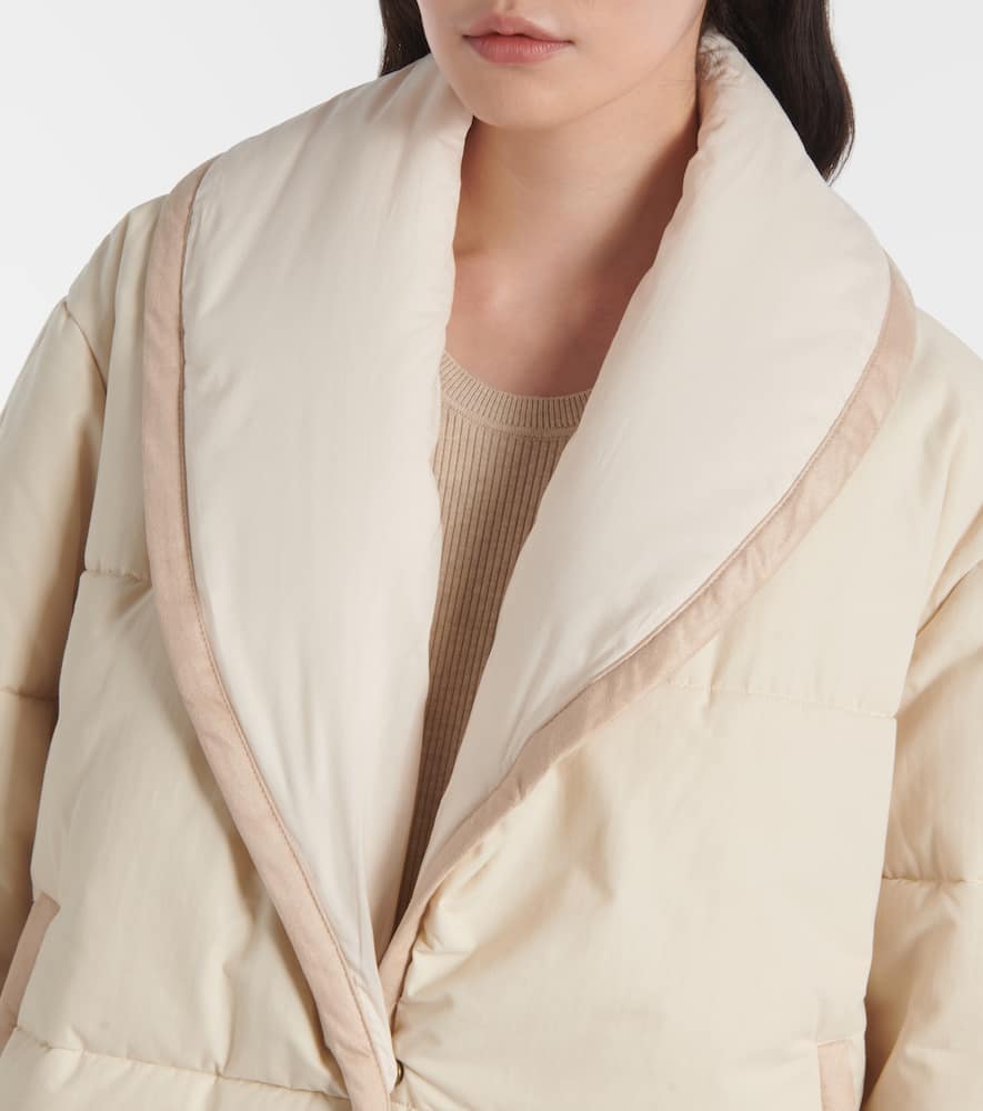 Gally cotton-blend down coat