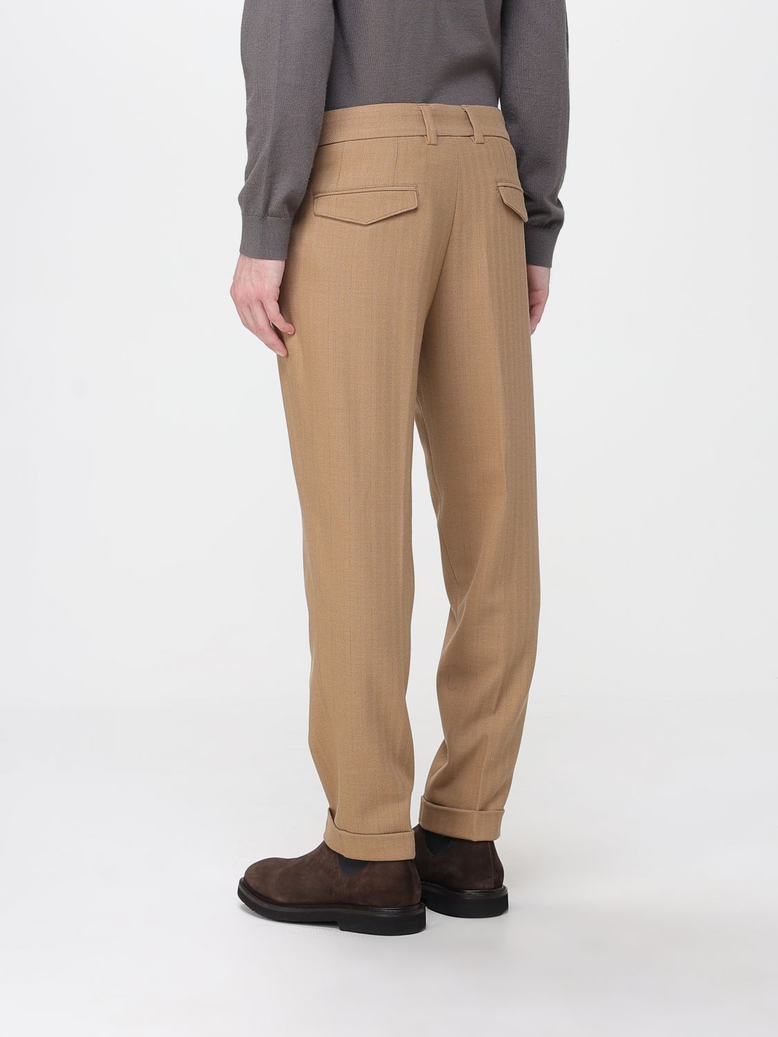 Pants Men color Beige