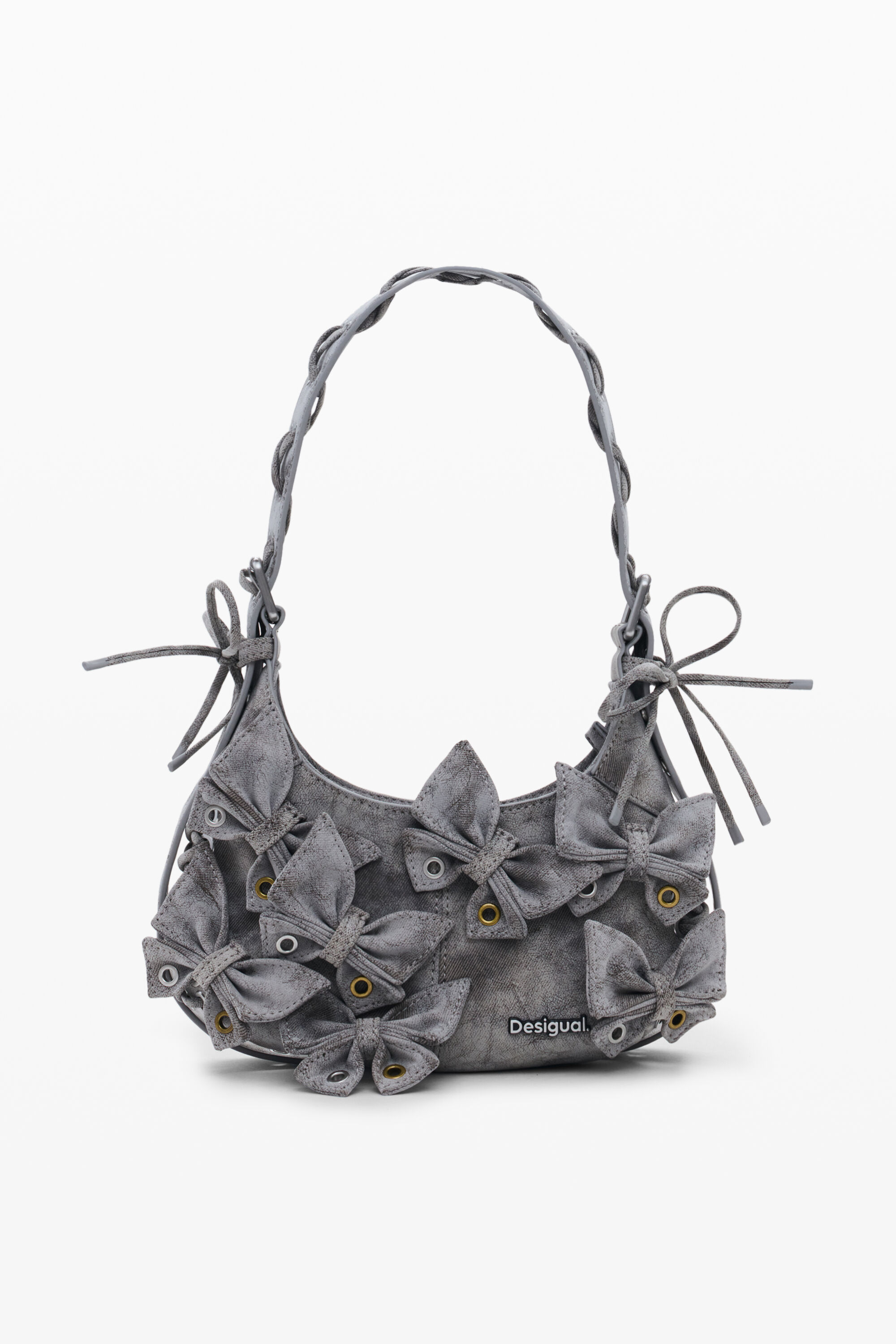 Small bag with butterfly appliqué