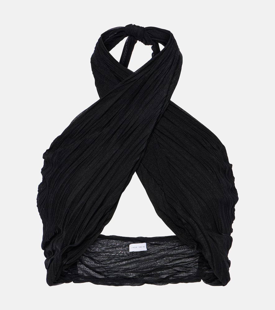 Aylin halterneck wrap top