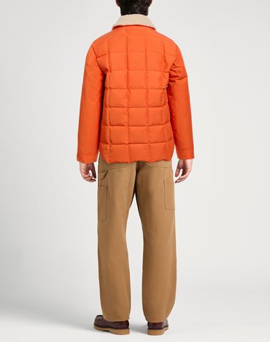 Man Puffer Orange Size S Cotton, Polyester