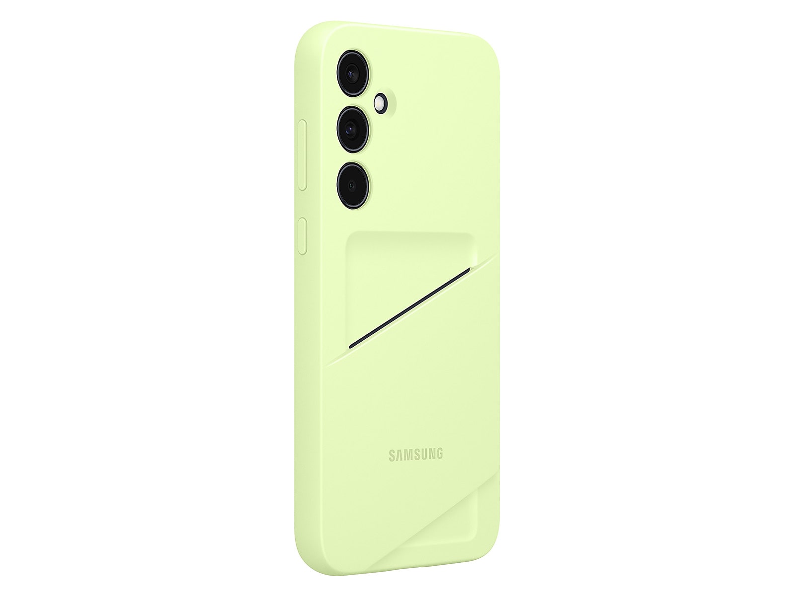Galaxy A35 5G Silicone Card Slot Case in Lime(EF-OA356TMEGUS)