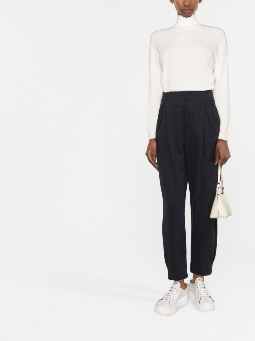 Turtleneck Ribbed-knit Jumper