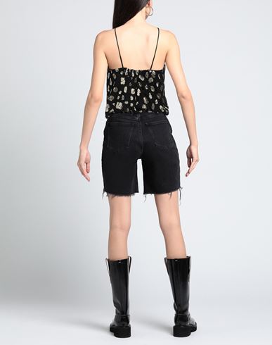 Forte_forte Woman Top Black Size 2 Viscose, Metallic Polyester