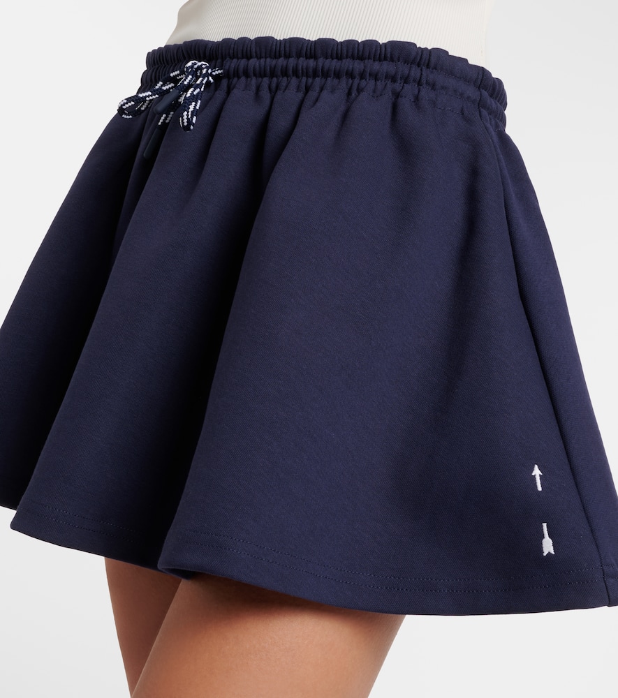 Daria cotton-jersey miniskirt