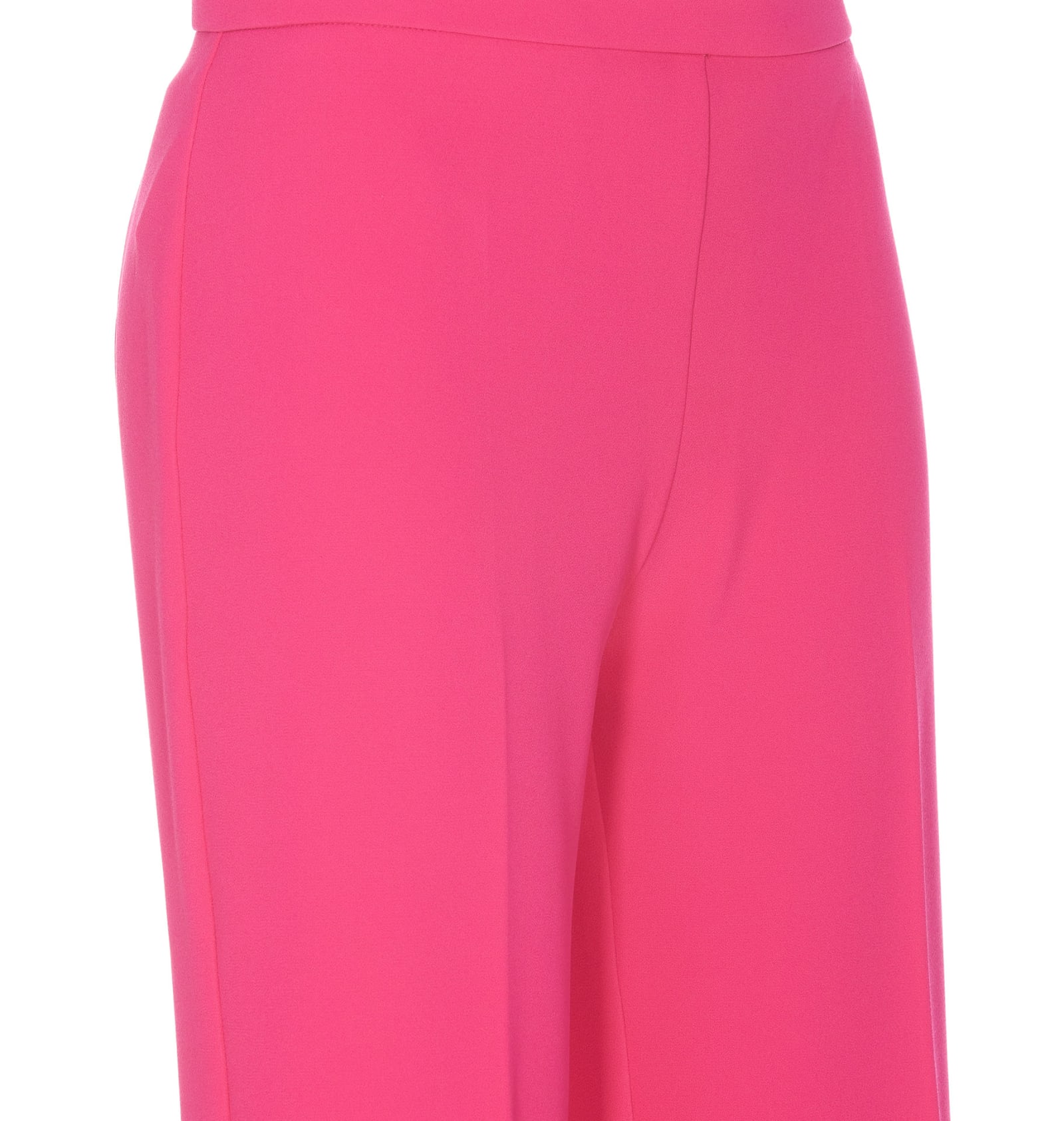 High-waisted tailored trousers