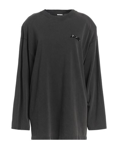 Woman Sweatshirt Charcoal Size 8 Organic cotton