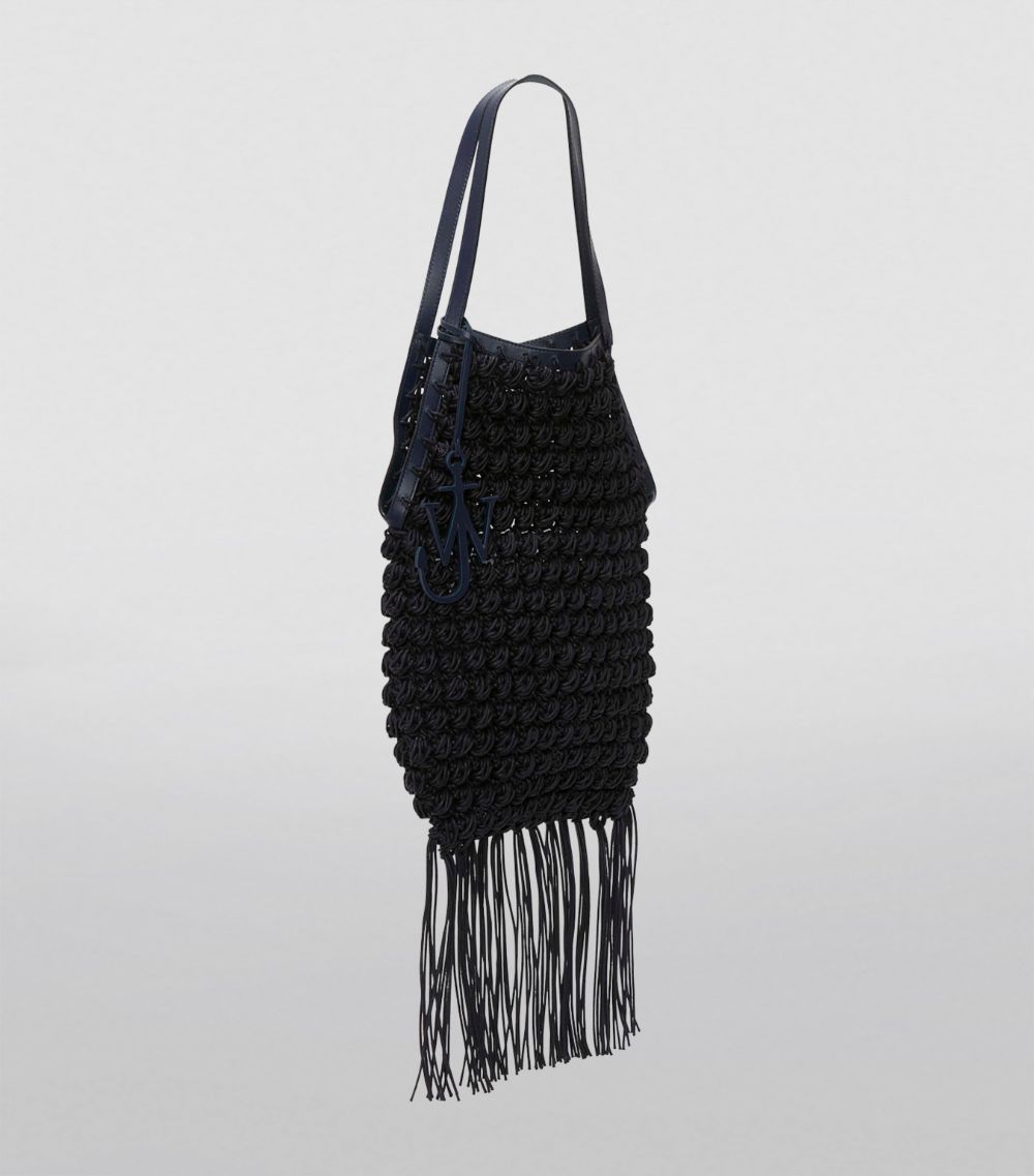 Large Crochet Popcorn Shopper Bag