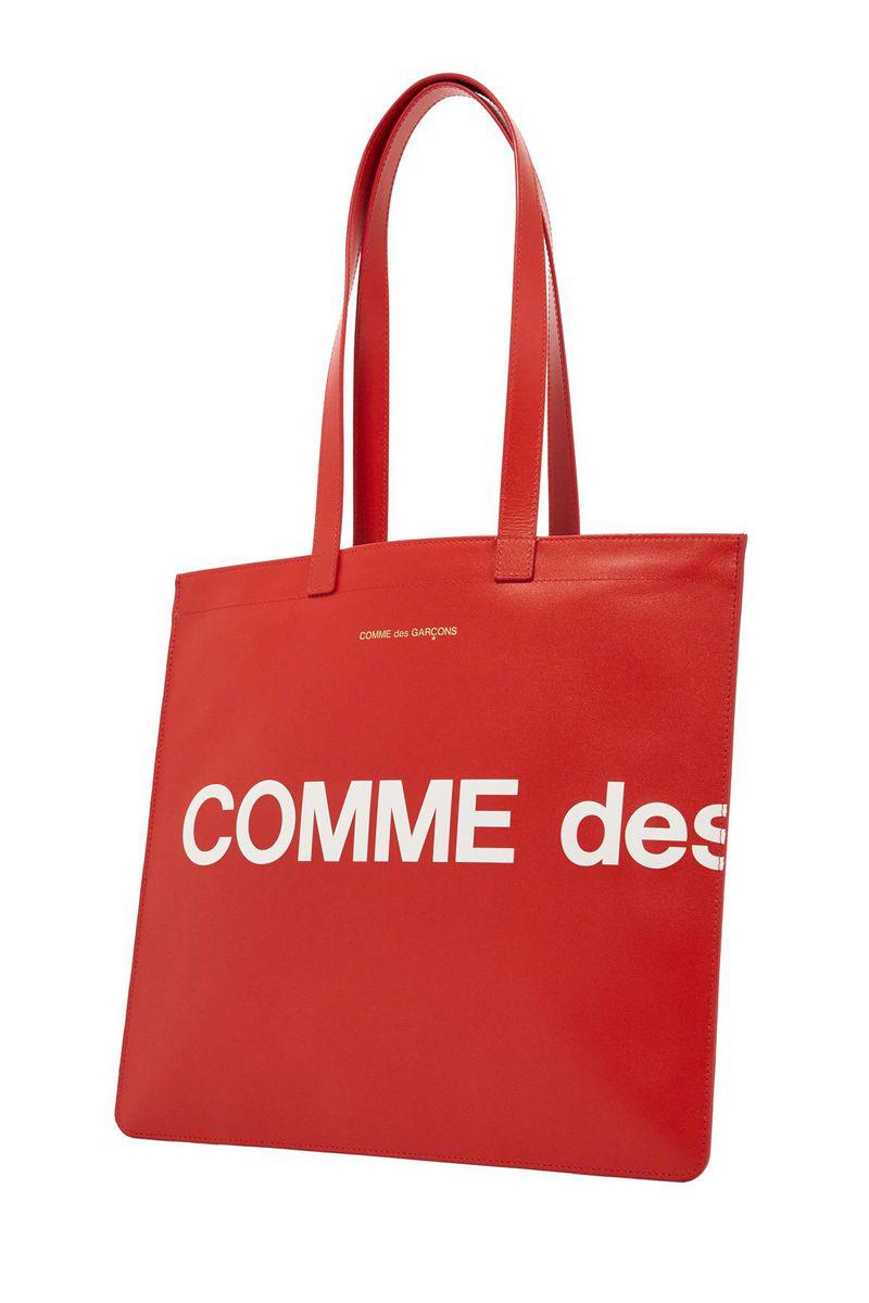 Leather Tote Bag With Logo