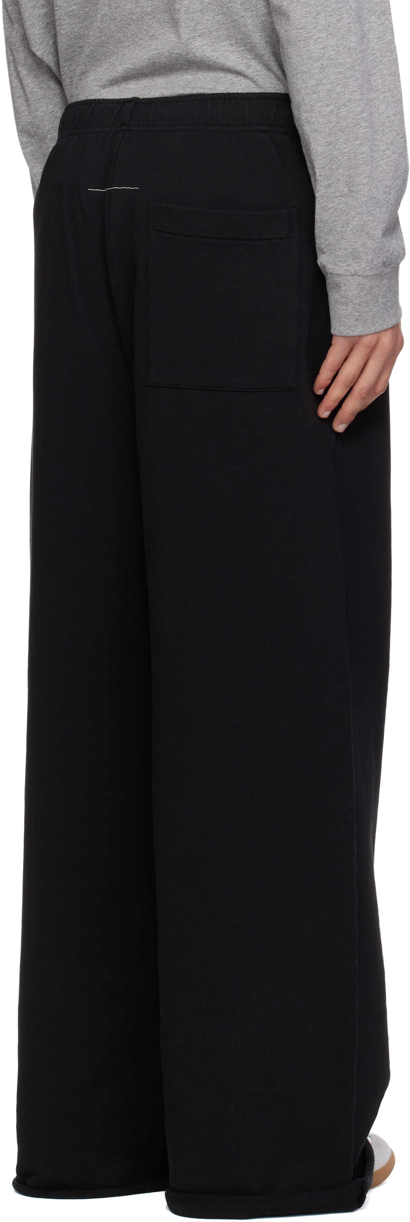 Black Label Patch Sweatpants