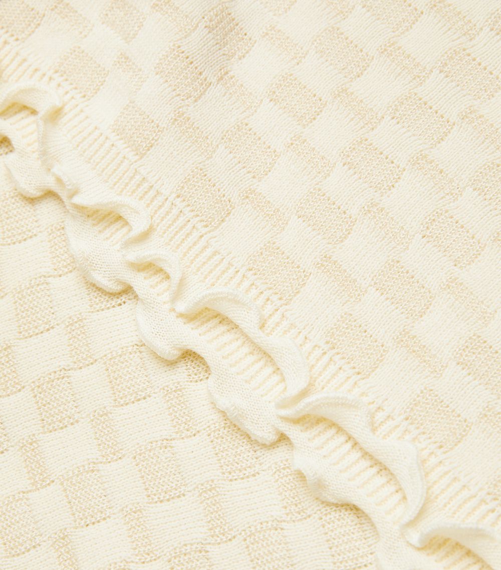 Cotton-Silk Cropped T-Shirt