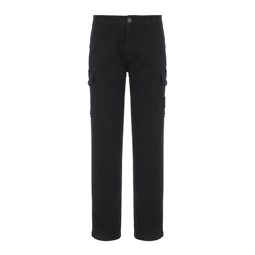 Straight-leg cargo trousers - Green
