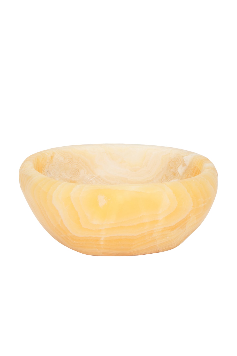 Loren Stewart Cote Dor Bowl in Yellow Calcite - Yellow.  a