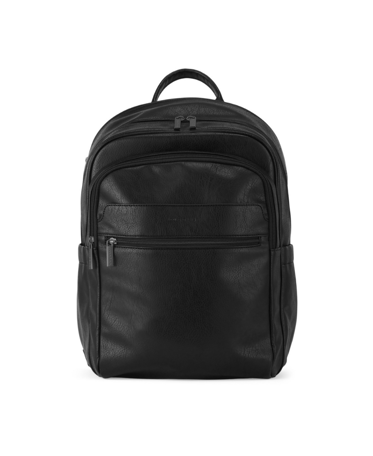 "Palermo 17"" Leather Backpack - Black"