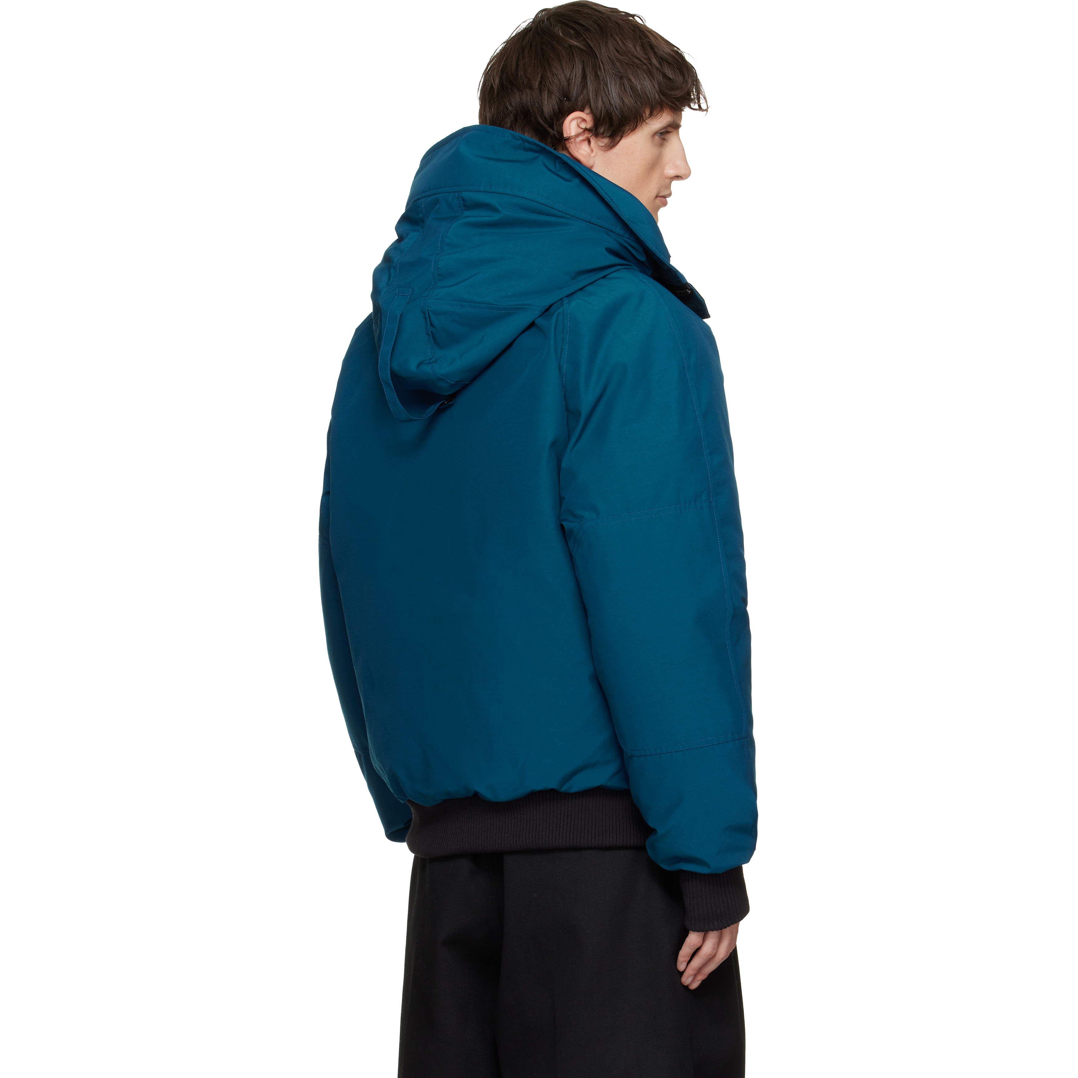 Blue 'Black Label' Chilliwack Bomber Down Jacket