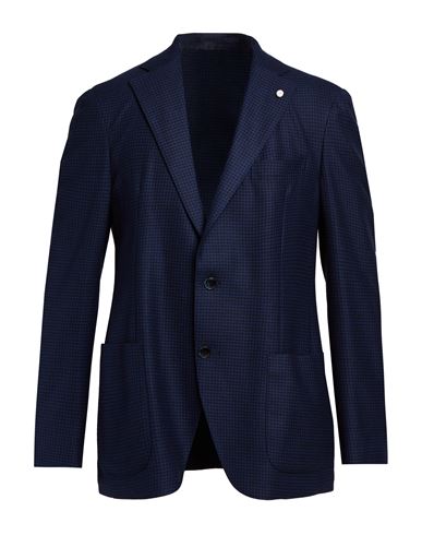 Man Blazer Blue Size 40 Virgin Wool