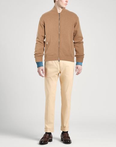 Man Jacket Camel Size XL Merino Wool, Cashmere