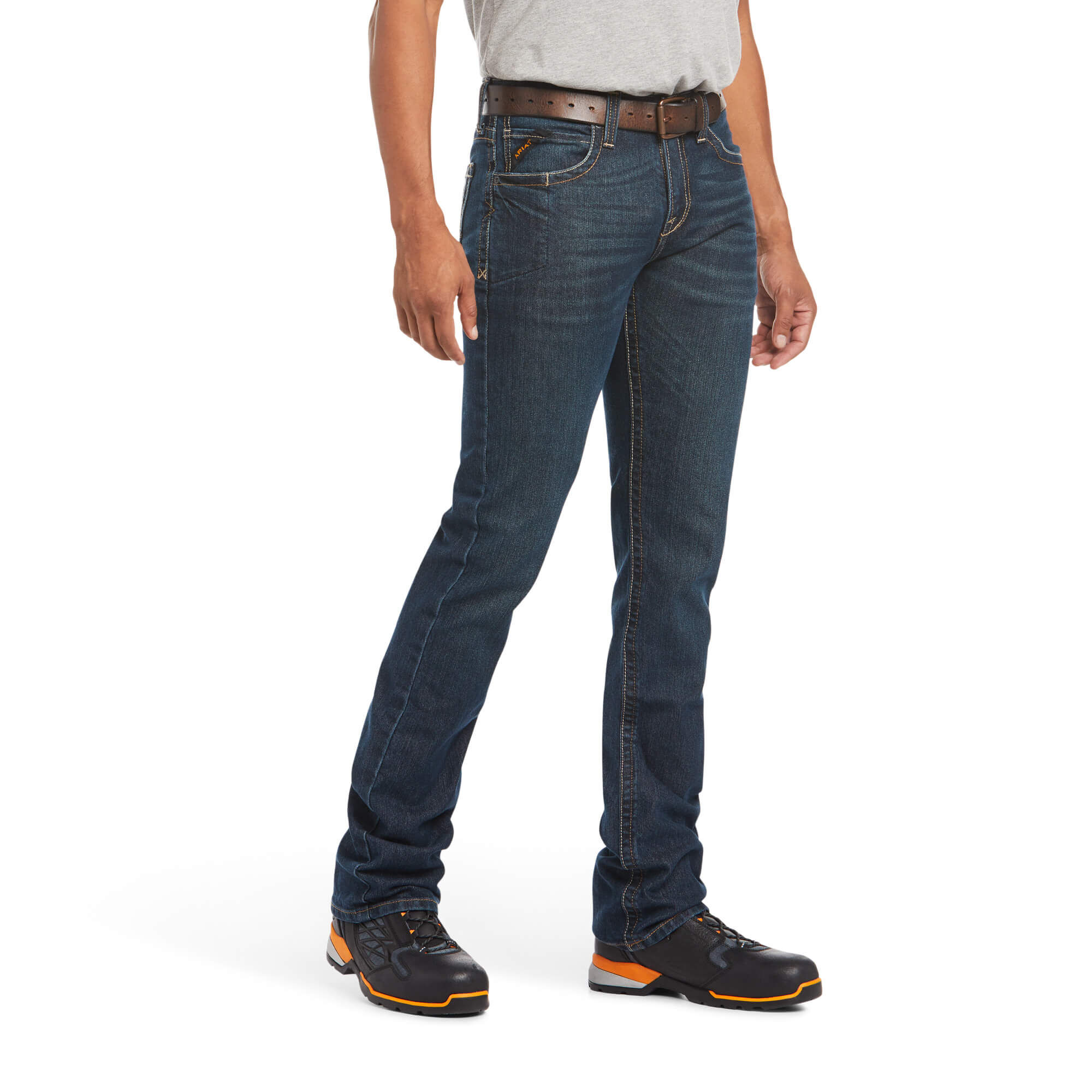 Men's Rebar M7 Slim DuraStretch Edge Stackable Straight Leg Jeans in Bodie Cotton