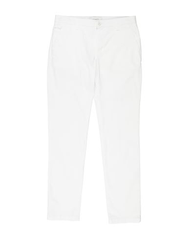 Kid Boy Pants White Size 16 Cotton, Elastane