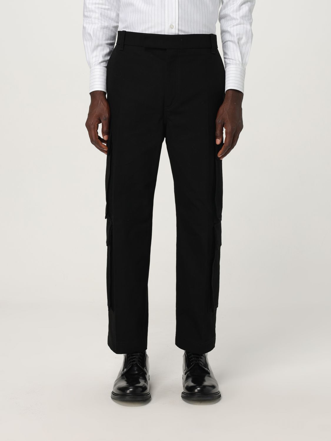 Pants Men color Black