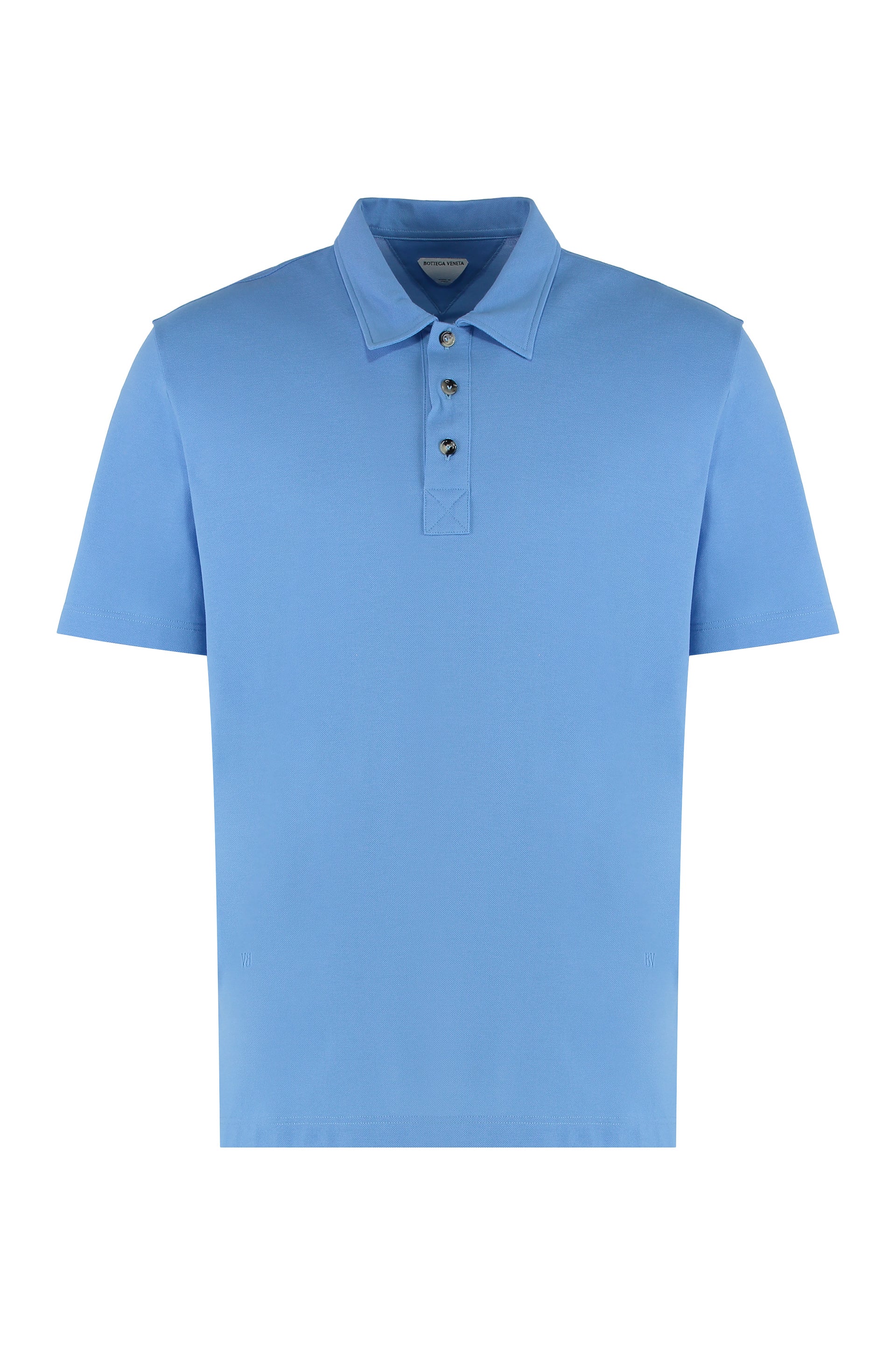 Classic Cotton-Piqué Polo Shirt with Side Slits