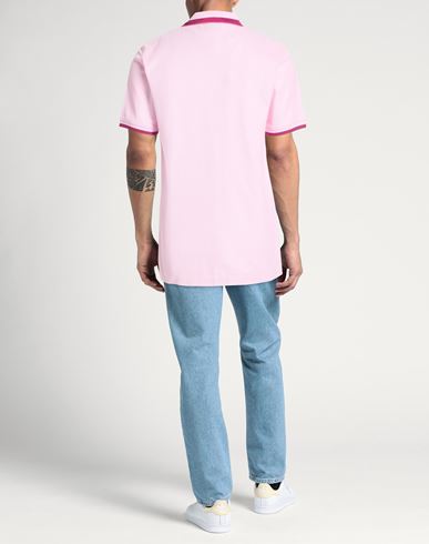 Man Polo shirt Pink Size 42 Pima Cotton