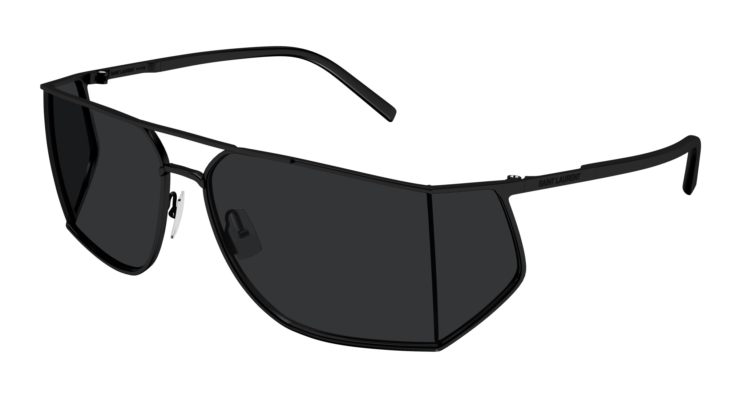 Black Rectangular Mens Sunglasses SL 750 001 69