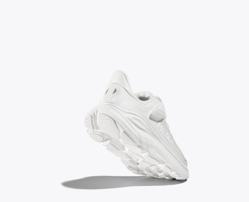 HOKA Clifton 10 Shoes in White/White