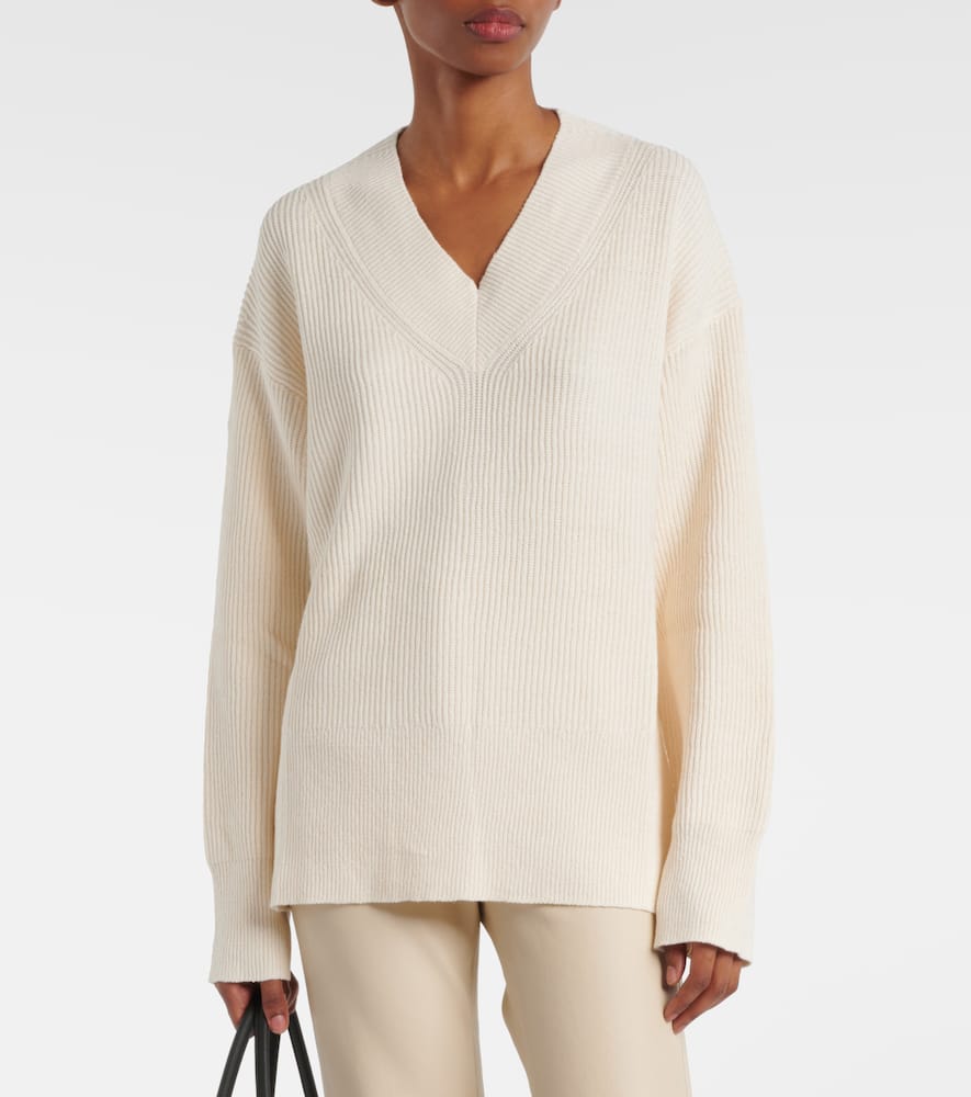 Linen and cotton sweater
