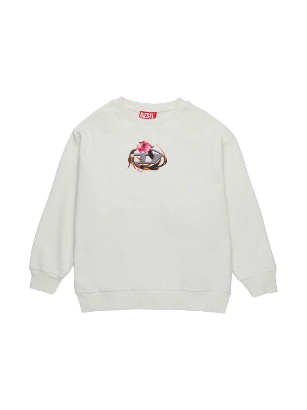 Logo-print sweatshirt - White