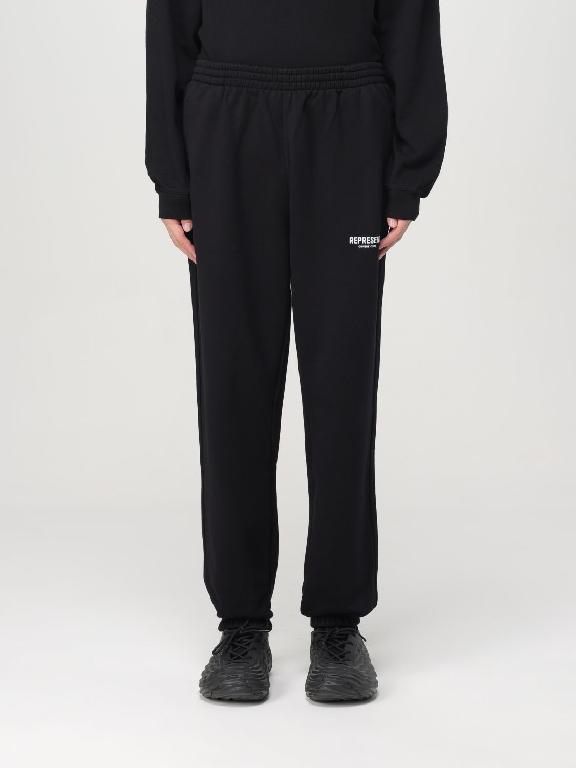 Pants Men color Black