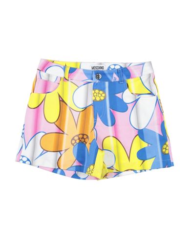 Kid Girl Shorts & Bermuda Shorts White Size 12 Cotton, Elastane