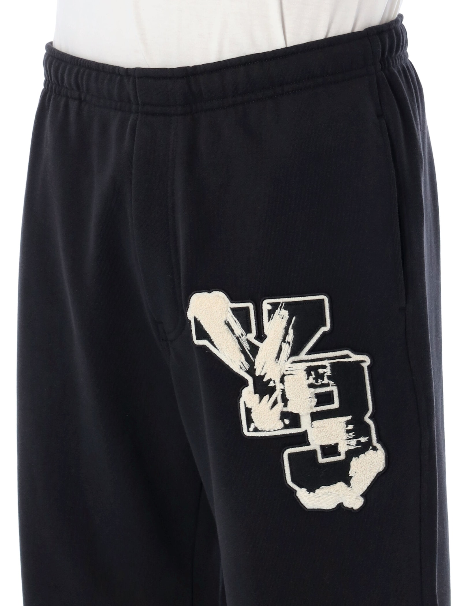 Logo-print track pant - Black