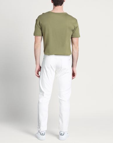 Man Jeans White Size 29 Lyocell, Cotton, Polyester, Elastane