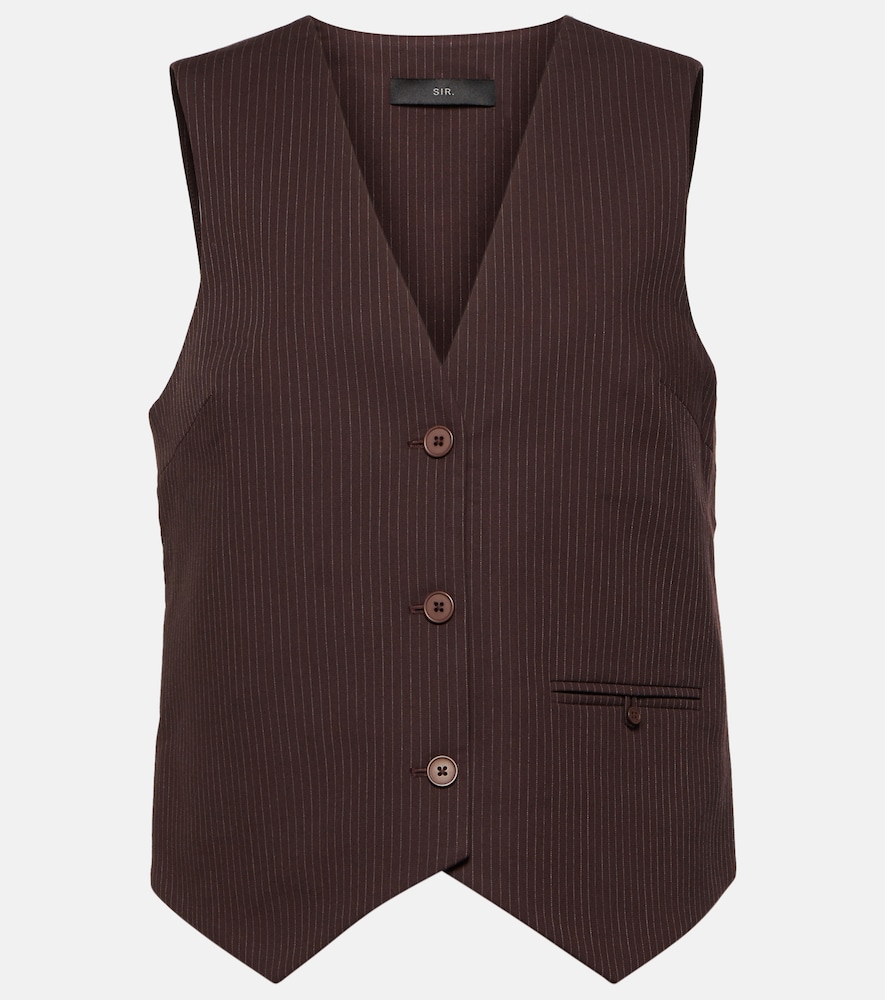 Guillaume pinstriped vest