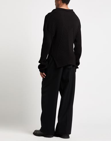 Man Sweater Black Size L Cotton