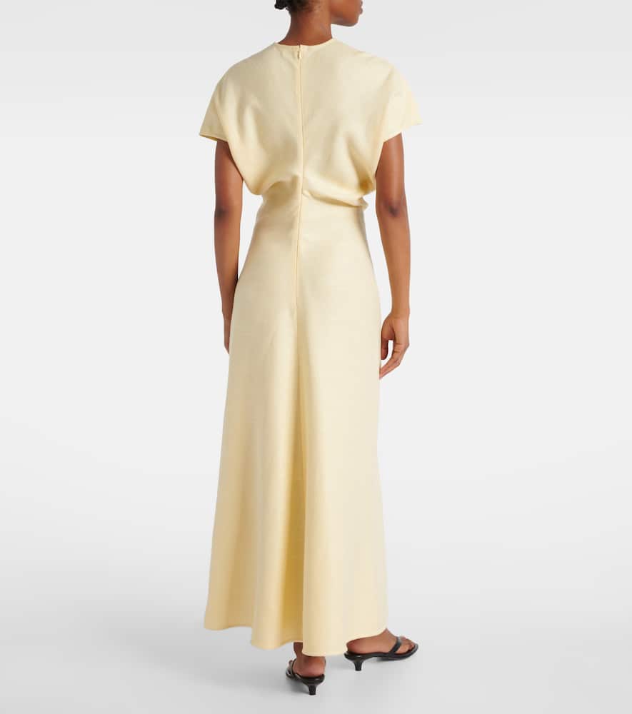 Draped maxi dress