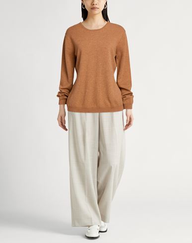 Woman Sweater Camel Size 14 Wool