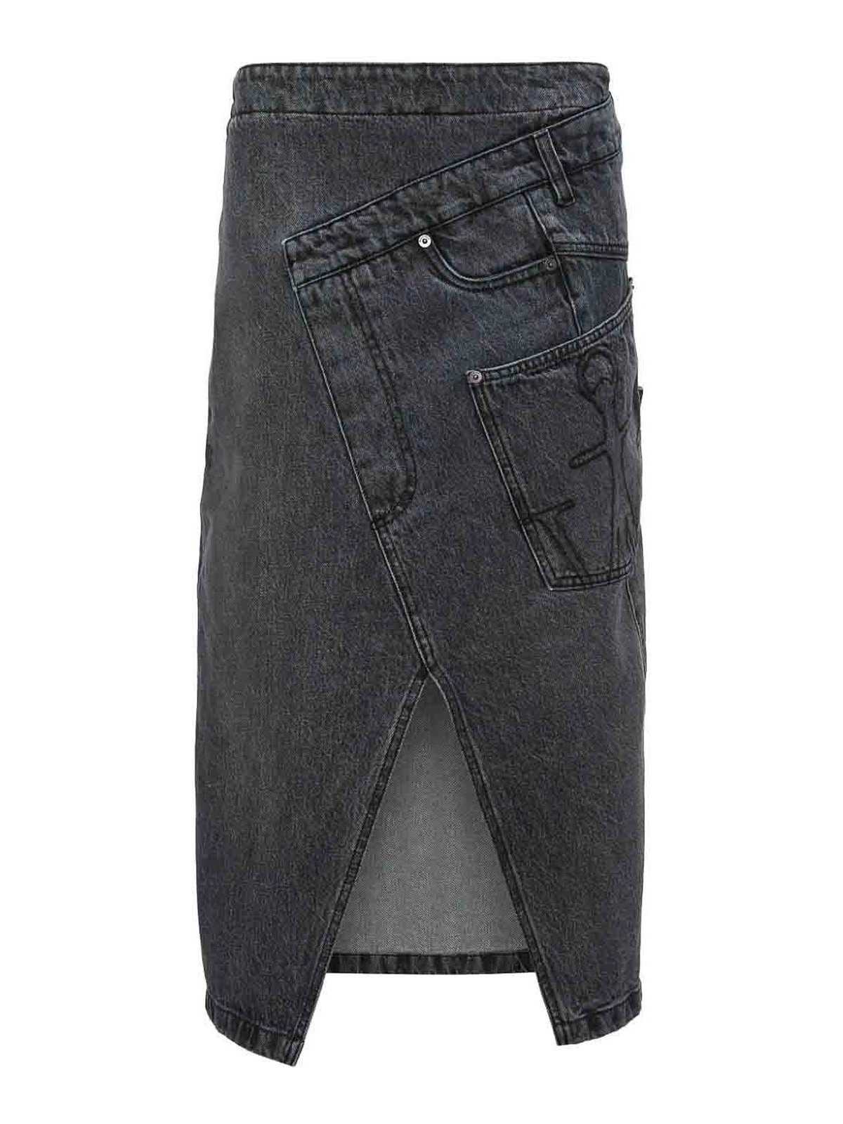 J. W. Anderson Twisted Midi Skirt