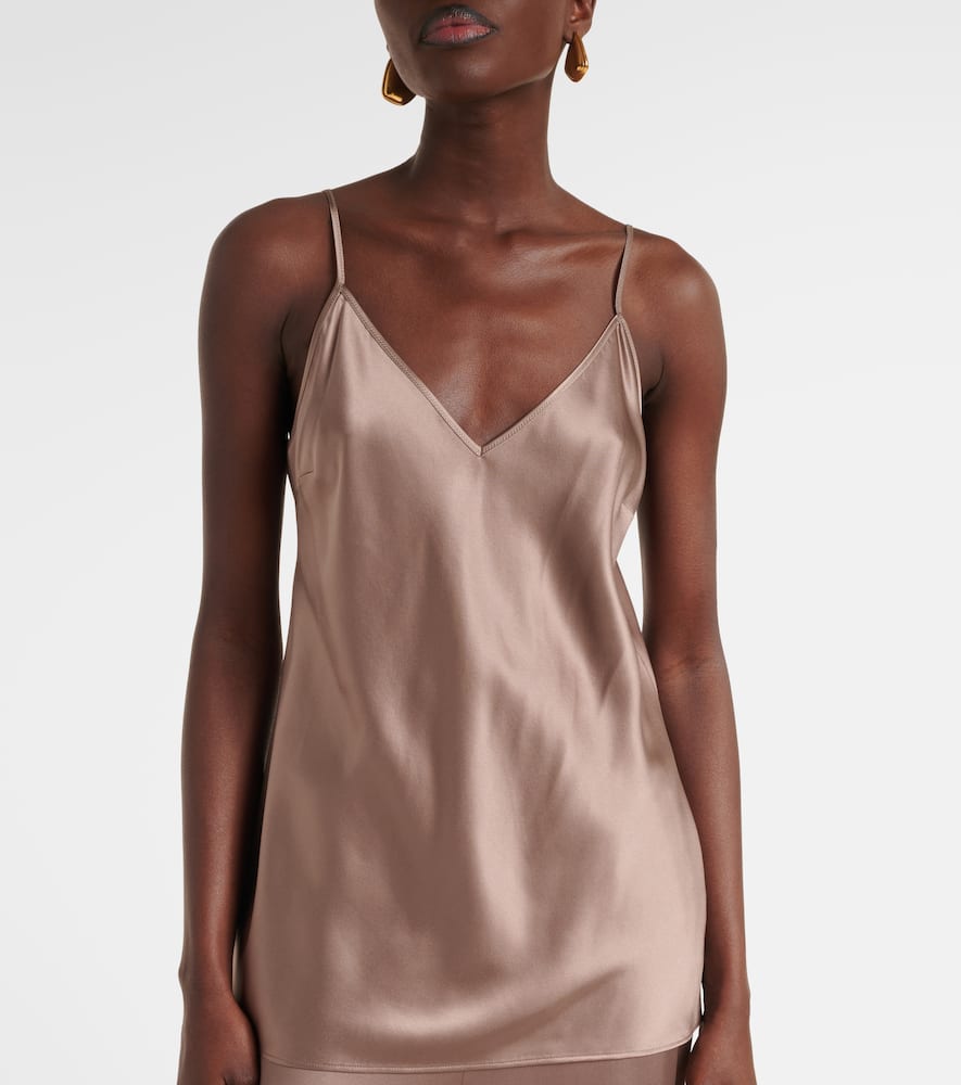 Clea silk satin camisole