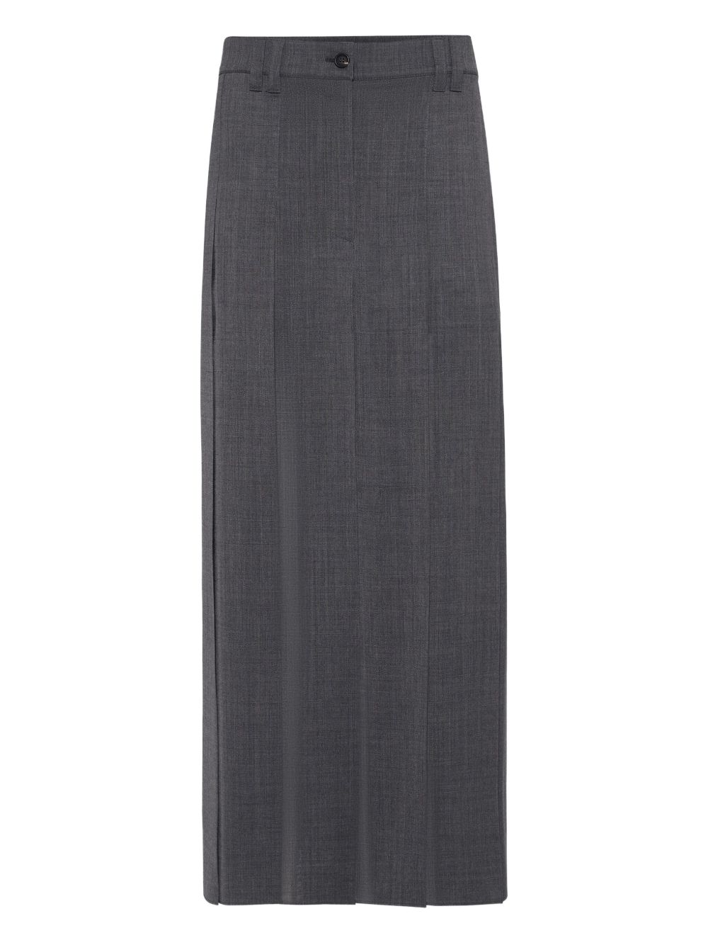 Pleated maxi skirt - Grey
