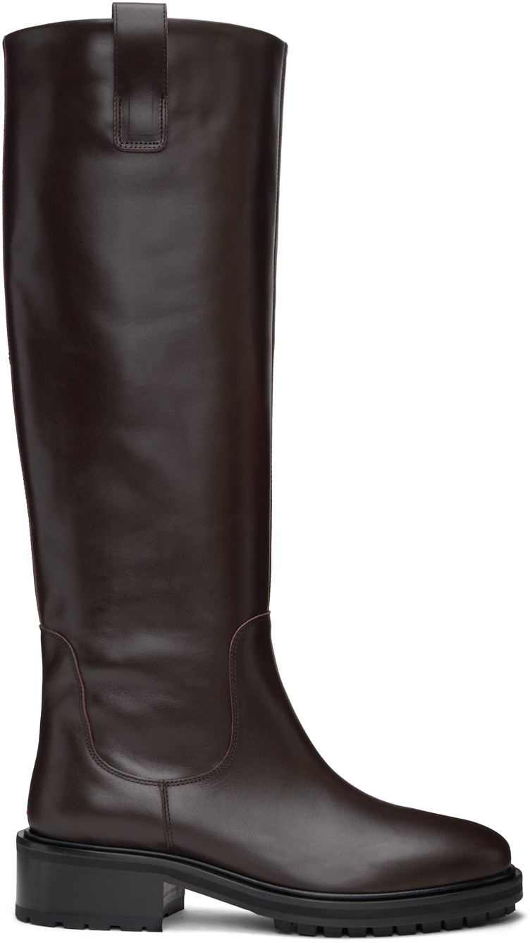 Aeyde Brown Henry Tall Boots